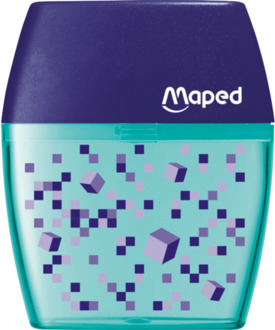 Maped pixel party potloodslijper, 2 gaats