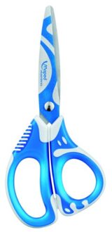 Maped schaar zenoa fit asymmetrisch, 13 cm, blauw