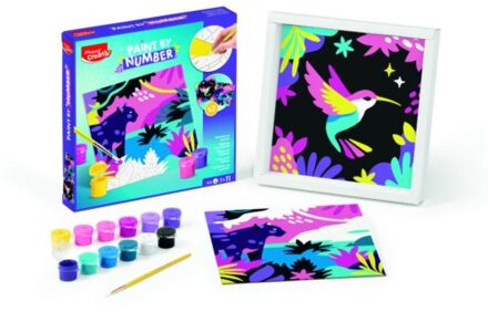 Maped schilderen op nummer color experiences, leeuw en vogel