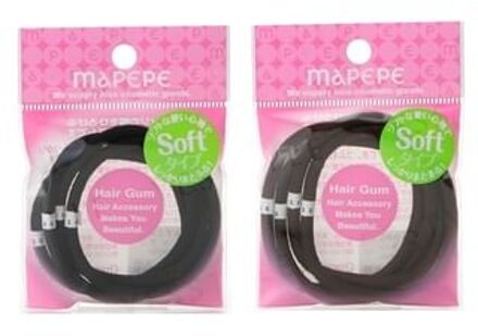 Mapepe Soft Hair Tie Brown - 4 pcs