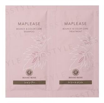 Maplease Bounce & Color Care Hair Shampoo & Treatment Trial Set 10ml + 10g