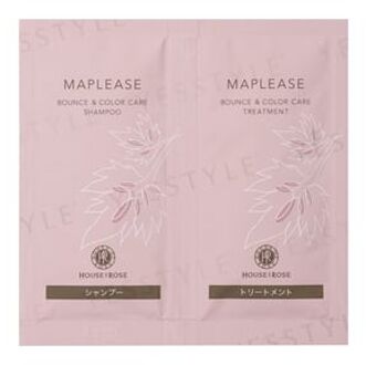 Maplease Bounce & Color Care Hair Shampoo & Treatment Trial Set 10ml x 2