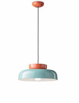 Maracanà hanglamp, oranje/lichtblauw oranje, lichtblauw