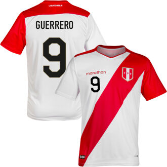 Marathon Peru Shirt Thuis 2019-2020 + Guerrero 9 (Fan Style) - L