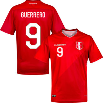 Marathon Peru Shirt Uit 2019-2020 + Guerrero 9 (Fan Style)