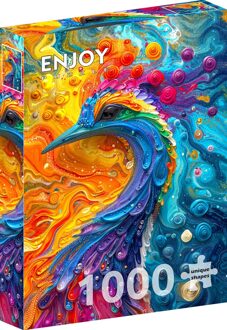 Marble Feathers Puzzel (1000 stukjes)