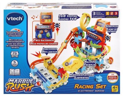 Marble Rush Racing Set Electronic M200E - Knikkerbaan Multikleur