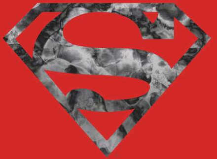 Marble Superman Logo Hoodie - Red - M - Rood