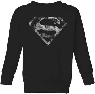 Marble Superman Logo Kids' Sweatshirt - Black - 110/116 (5-6 jaar) - Zwart