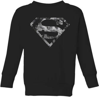 Marble Superman Logo Kids' Sweatshirt - Black - 122/128 (7-8 jaar) Zwart - M