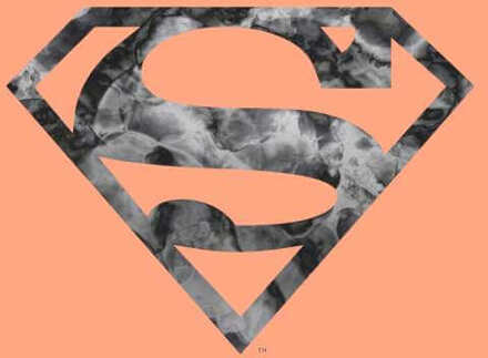 Marble Superman Logo Men's T-Shirt - Coral - XS - Koraalrood