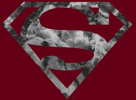 Marble Superman Logo Women's T-Shirt - Burgundy - XS - Burgundy