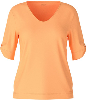 Marc Cain Comfortabele Stijlvolle T-Shirt Marc Cain , Orange , Dames - XL