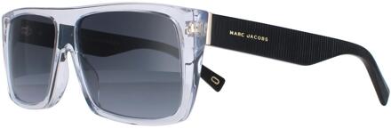 MARC JACOBS 096/S MNG/9O kristal zwarte donkergrijze zonnebril met kleurverloop Transparant - One Size