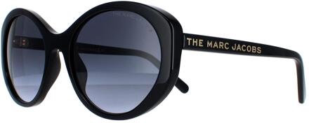 MARC JACOBS 520/S 807/9O zwarte donkergrijze zonnebril met kleurverloop - One Size