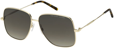 MARC JACOBS Aquascutum merklogo marineblauw shirt met lange mouwen Goud