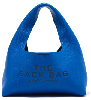 MARC JACOBS Blauwe Mini Sack Tas met Magnetische Sluiting Marc Jacobs , Blue , Dames - ONE Size