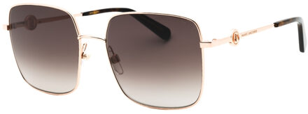 MARC JACOBS bruine SF-lens gouden Havana-zonnebril - maat