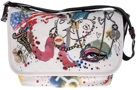 MARC JACOBS Collage Printed Canvas Tote Tas Marc Jacobs , Multicolor , Dames - ONE Size