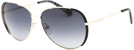 MARC JACOBS donkergrijze SF gouden zonnebril met lens