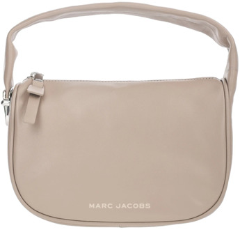 MARC JACOBS Grijze Handtas - Regular Fit - Geschikt voor alle temperaturen - 100% leer Marc Jacobs , Gray , Dames - ONE Size