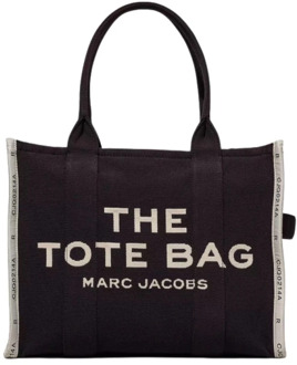 MARC JACOBS Grote Jacquard Tote Tas Marc Jacobs , Black , Dames - ONE Size