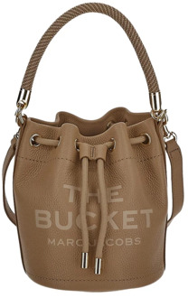 MARC JACOBS Leren Bucket Bag Marc Jacobs , Brown , Dames - ONE Size