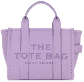 MARC JACOBS Lila Leren Mini Tote Tas Handtas Marc Jacobs , Purple , Dames - ONE Size