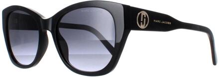 MARC JACOBS MARC 732/S 807 9O glanzend zwart donkergrijs gradiënt zonnebril