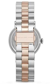 MARC JACOBS MBM3312 Vrouwenhorloge - maat Zilver en roségoud