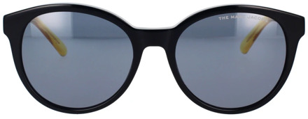 MARC JACOBS Moderne zonnebril met iconisch ontwerp Marc Jacobs , Black , Unisex - 54 MM