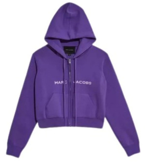 MARC JACOBS Modieuze Cropped Zip Hoodie Marc Jacobs , Purple , Dames - XL