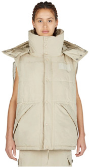 MARC JACOBS Oversized Puffer Gilet Marc Jacobs , Beige , Dames - S,Xs