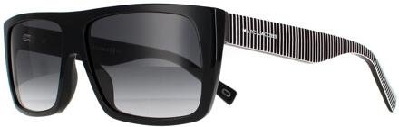 MARC JACOBS rechthoek unisex zwart donkergrijze gradiënt pictogram 096/s - One Size