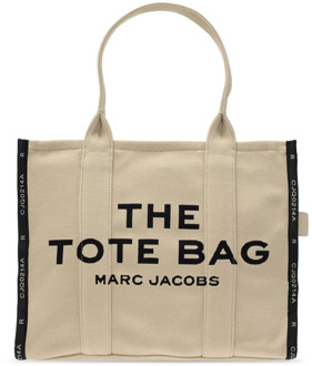 MARC JACOBS Shopper tas met logo Marc Jacobs , Beige , Dames - ONE Size