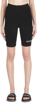 MARC JACOBS Speelse Logo Print Sport Shorts Marc Jacobs , Black , Dames - XS
