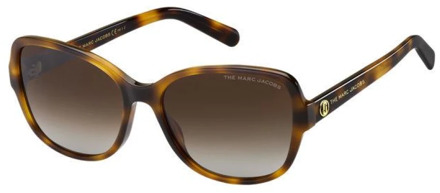 MARC JACOBS Stijlvolle zonnebril voor modieuze vrouwen Marc Jacobs , Brown , Dames - 58 MM