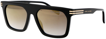MARC JACOBS Stijlvolle zonnebril voor zonnige dagen Marc Jacobs , Black , Heren - 55 MM