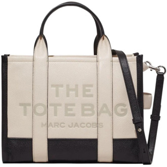 MARC JACOBS The Colorblock Medium Tote Tas Marc Jacobs , Beige , Dames - ONE Size