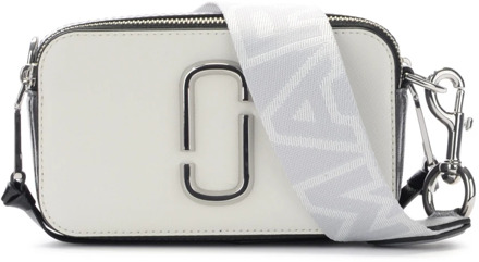 MARC JACOBS The Snapshot Kleine Camera Tas in Wit Marc Jacobs , White , Dames - ONE Size