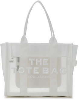 MARC JACOBS Witte Mesh Tote Tas Marc Jacobs , White , Dames - ONE Size
