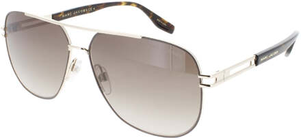 MARC JACOBS zonnebril met zilveren montuur Goud