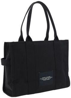 MARC JACOBS Zwarte Katoenen Schoudertas - One Size