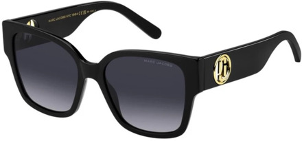 MARC JACOBS Zwarte zonnebril met donkergrijze getinte glazen Marc Jacobs , Black , Dames - 54 MM