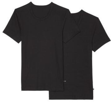 Marc O Polo Basic Men Crew Neck Shirt 2 stuks Zwart,Grijs,Wit - Small,Medium,Large,X-Large,XX-Large