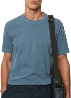 Marc O'Polo Crew Neck Shirt Heren blauw - L