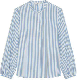 Marc O'Polo Gestreepte losse blouse Marc O'Polo , Blue , Dames - Xl,L,M,S,Xs,2Xs