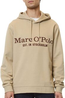 Marc O'Polo Hoodie Heren beige - bruin - XXL
