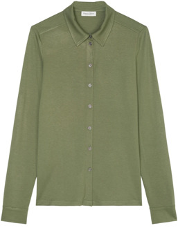 Marc O'Polo Jersey blouse regulier Marc O'Polo , Green , Dames - L,M