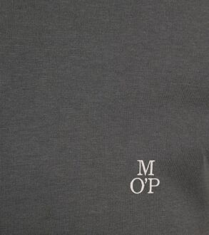 Marc O'Polo Long Sleeve T-Shirt Donkergroen - 3XL,XXL